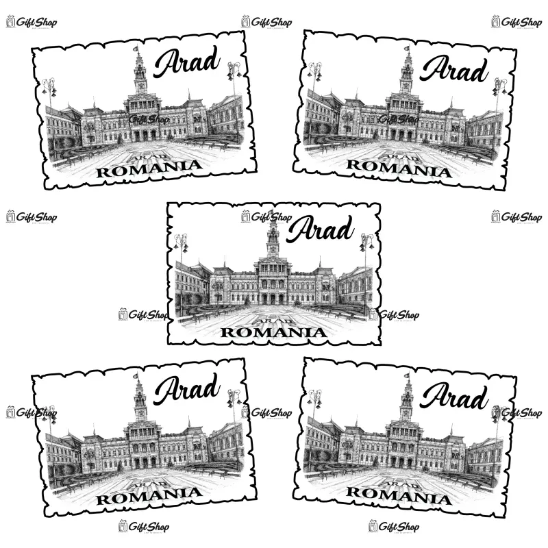 Arad romania, primaria, magnet frigider mgs092